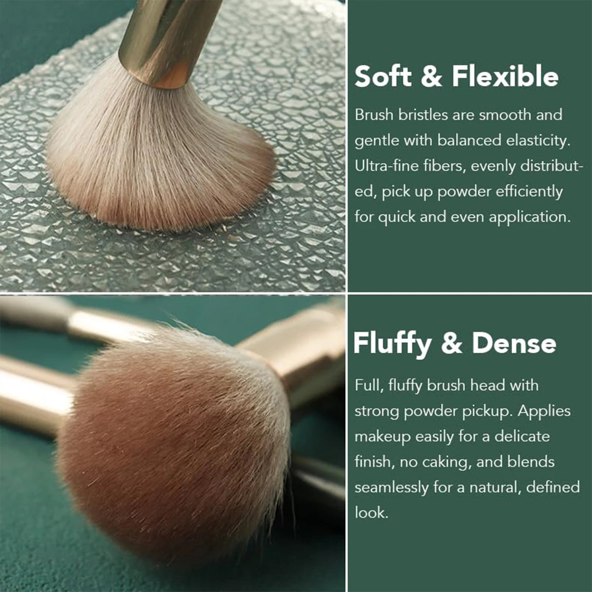 14 PCS Soft Makeup Brush Set, Foundation Brush Loose Powder Eyeshadow Brushes