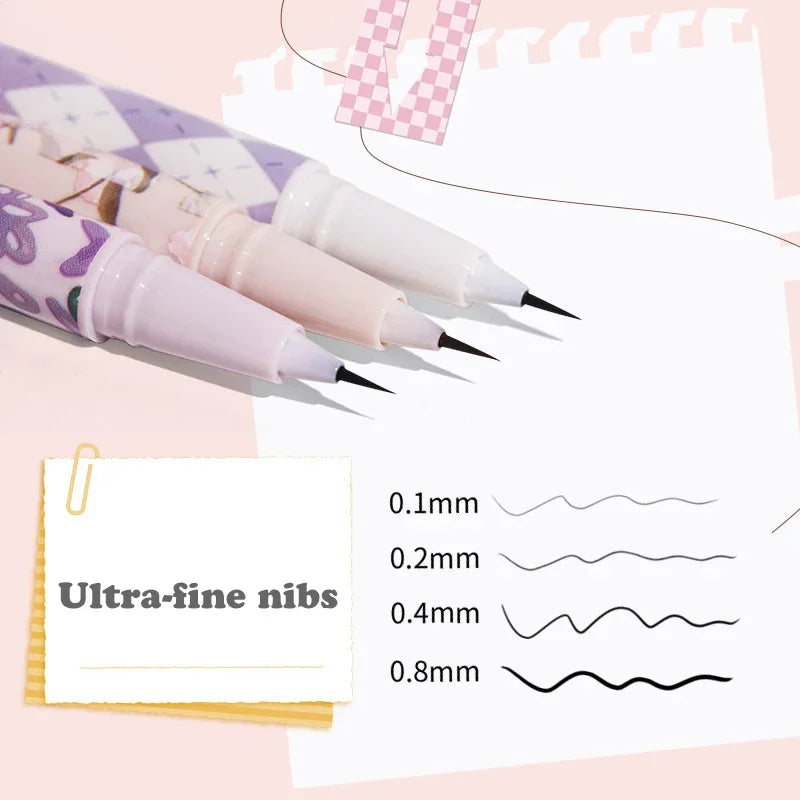 White Eyeliner Soft Gel White Eye liner Pencil Highly Pigmented Long Lasting Waterproof Eyeliner Pen Brightening Eye Makeup Tool