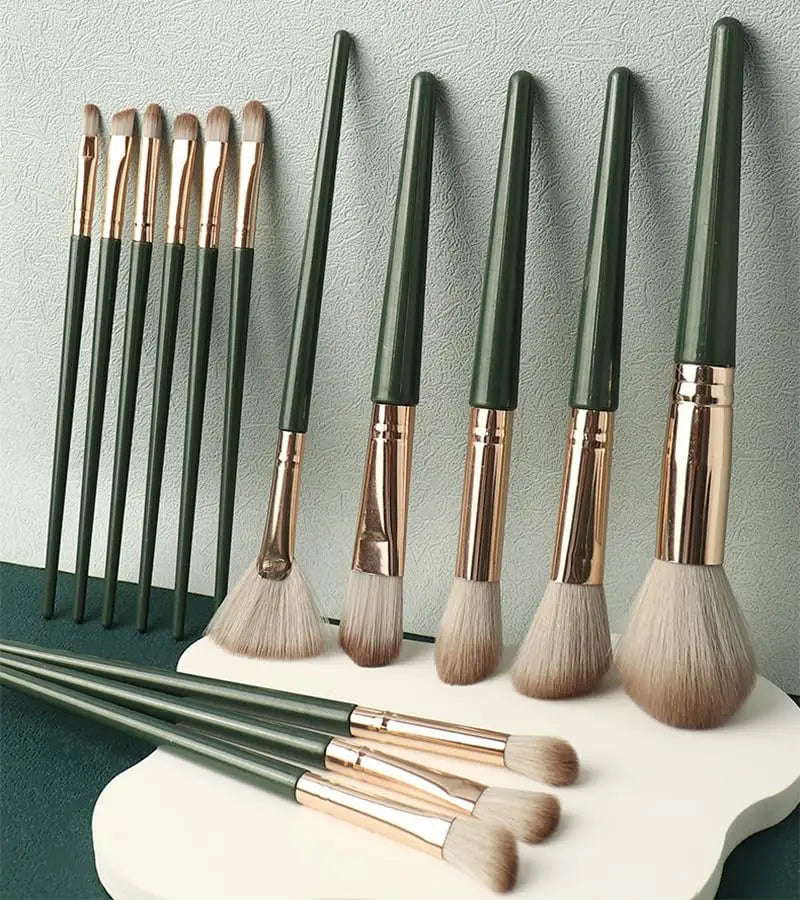 14 PCS Soft Makeup Brush Set, Foundation Brush Loose Powder Eyeshadow Brushes