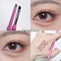 4 Color Double-headed Eyeliner Pencil Smooth Mocha Brown Soft Eye Liner Pen Waterproof Matte Aegyosal Lying Silkworm Eyes Makeup