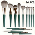 14 PCS Soft Makeup Brush Set, Foundation Brush Loose Powder Eyeshadow Brushes