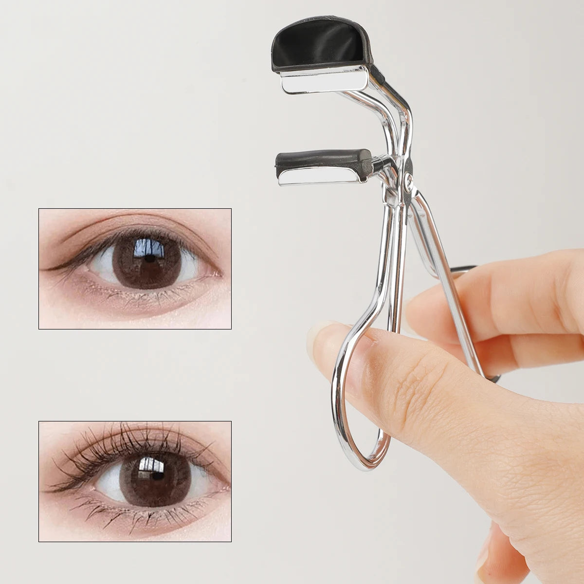 1 Pc Segmented Eyelash Curler, Rose Gold Partial Eyelash Curling Tool, Auxiliary Mini Partial Curler,Makeup