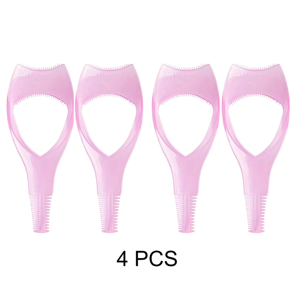 2/4 PCS Mascara Applicator Template with Eyelash Curler Guard and Case, Eyeliner Holder, Eyelash Aid Tools, Makeup Tools